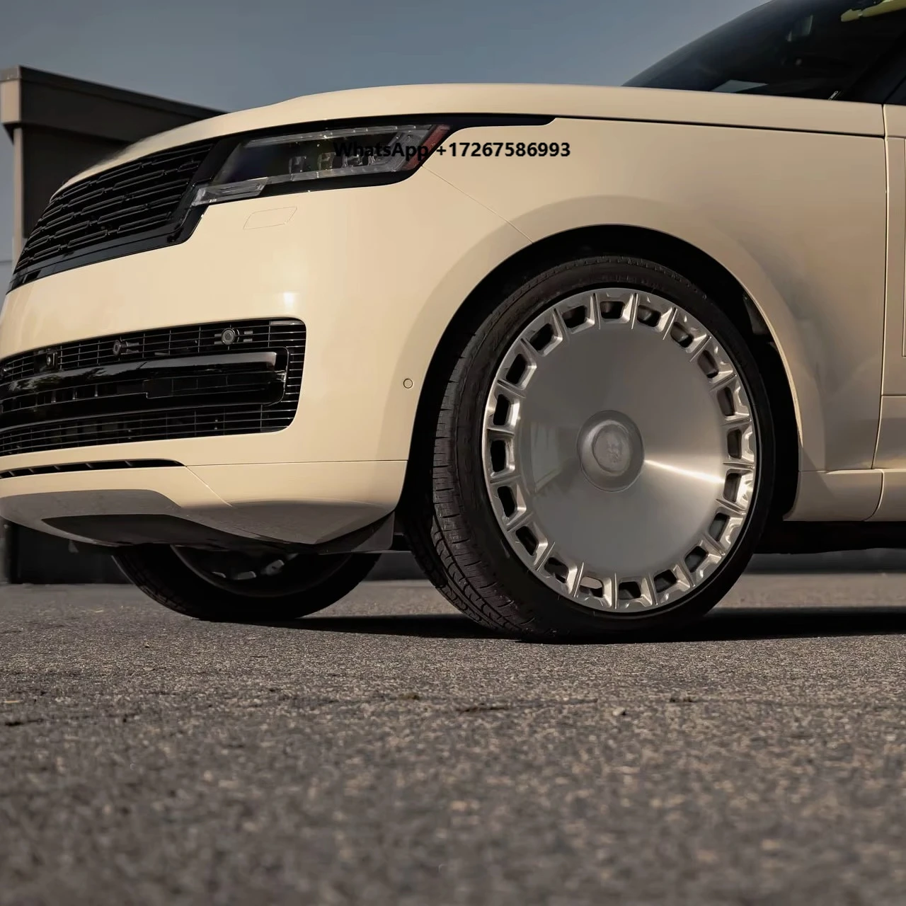 New Hot Sale Monoblock Brushed Silver Painted Forged Aluminium Alloy Wheel Imitate Center Caps Design for 2019 for Range