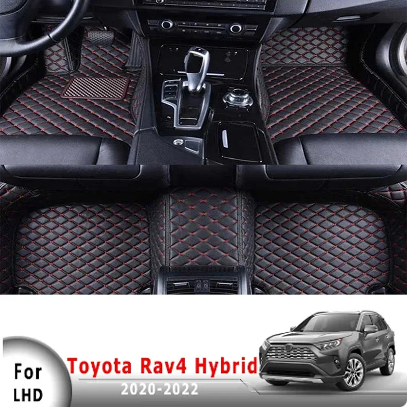 

For Toyota Rav4 Rav 4 Hybrid 2024 2023 2022 2021 2020 Car Floor Mats Auto Carpets Custom Interior Accessories Waterproof Covers