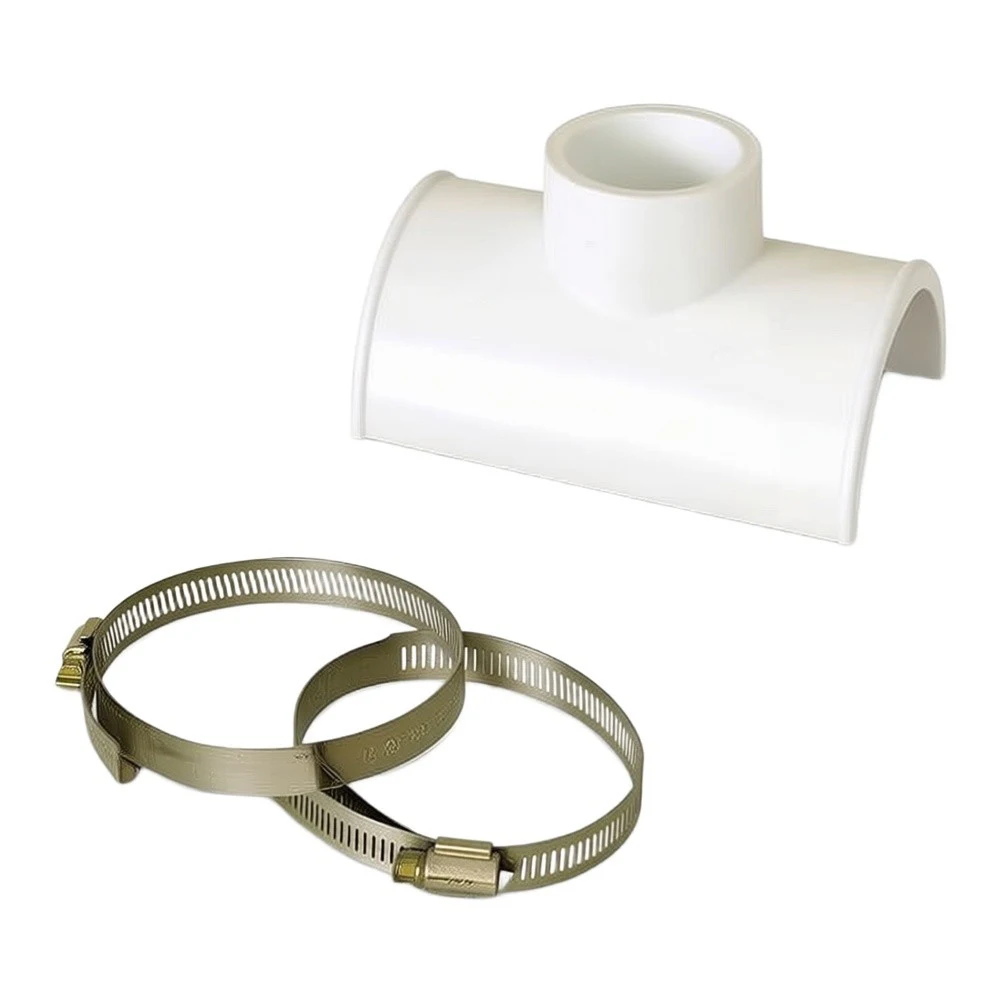 Effective Drainage System Solution Pvc Garden PVC Saddle Tee Carbon Steel Construction Stainless Steel Hose Clamp