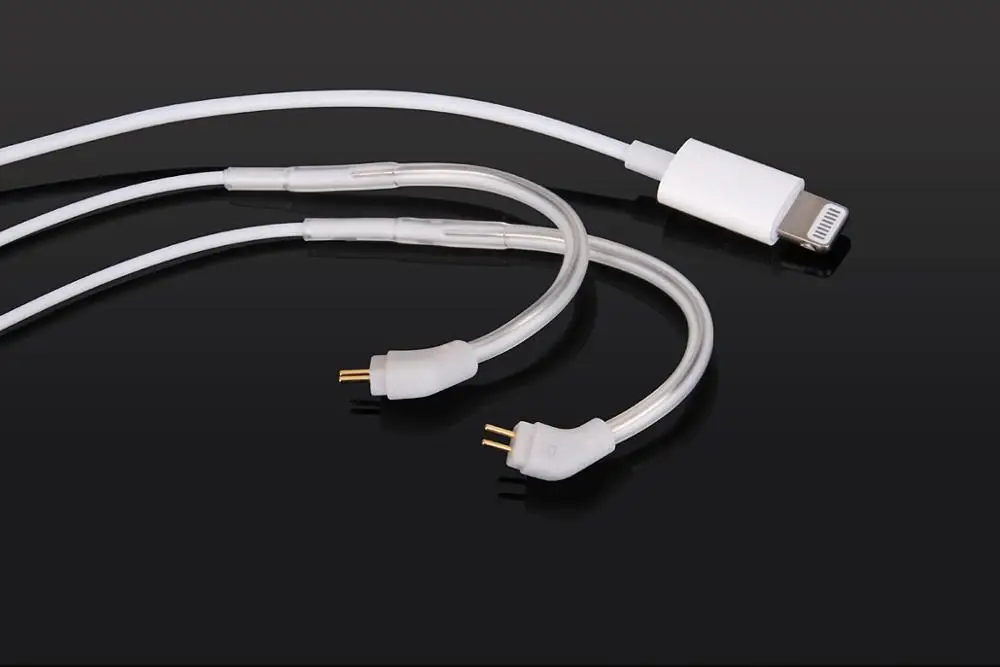 0.78mm 2pin CIEM Audio Cable with mic For Westone W4R UM2 UM2X RC UM3 RC UE18 UE18PRO ES5 ES3 In-Ear Monitors FIT iPhone