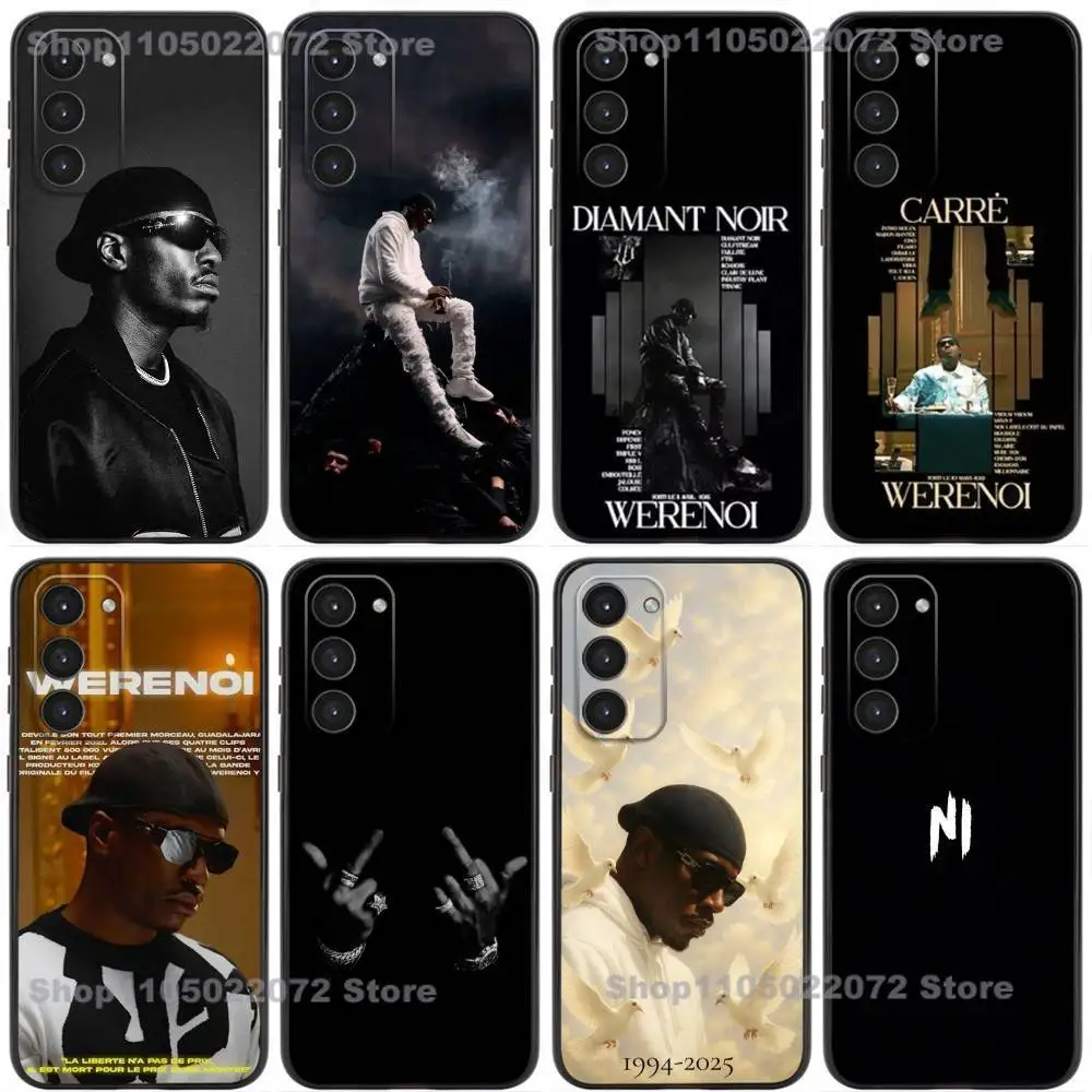 

Diamant Noir W-Werenoi Phone Case For Samsung Galaxy A20,21s,22,31,32,52,53,72,73,80,91 Soft Liquid Silicone Black Cover