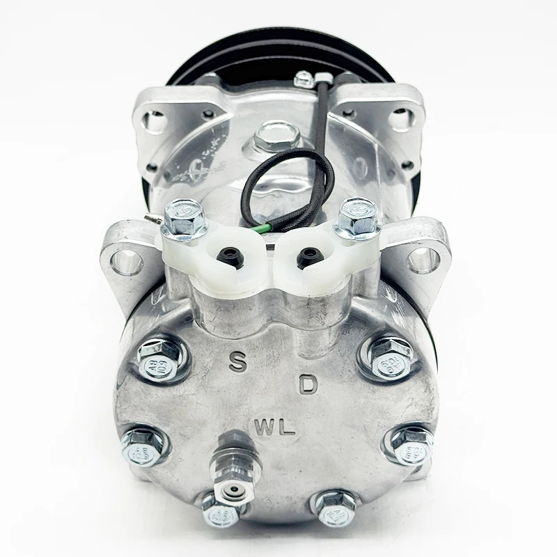 A/C AC Air Conditioning Compressor for KOMATSU 7H15  2A 132mm 24V 7H15 7991 7H15-WL SD7H15-WL-7994 SD7H15-WL-7991