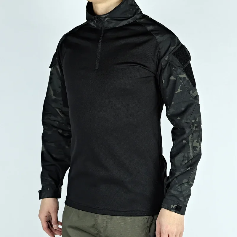 Army Outdoors T Shirt Long Sleeve Combat Shirt Tactical Clothing BreathableTraining Hunting Clothes