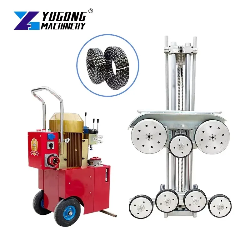 Hydraulic Diamond Wire Saw For Clean Demolition No Debris Scatter Professional Cutting Machine For Indoor Renovation Use
