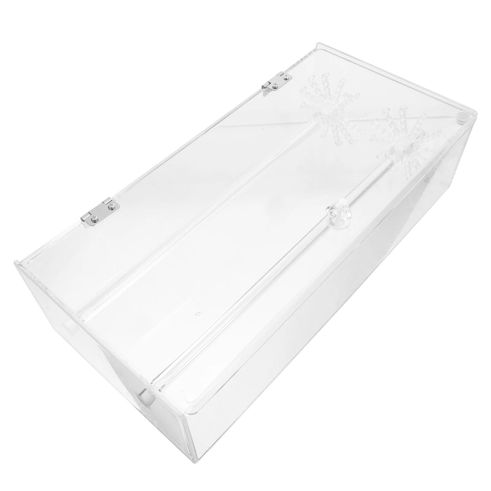 

Necklace Storage Box Clear Display Case for Bracelets Earrings Travel Jewelry Organizer Rotating Stand Plastic Holder Pendant