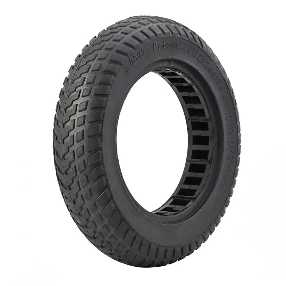 For Urban Commuting Airless Scooter Tire Electric Bicycle Accessory Tubeless Rubber Tire High Elasticity Rubber
