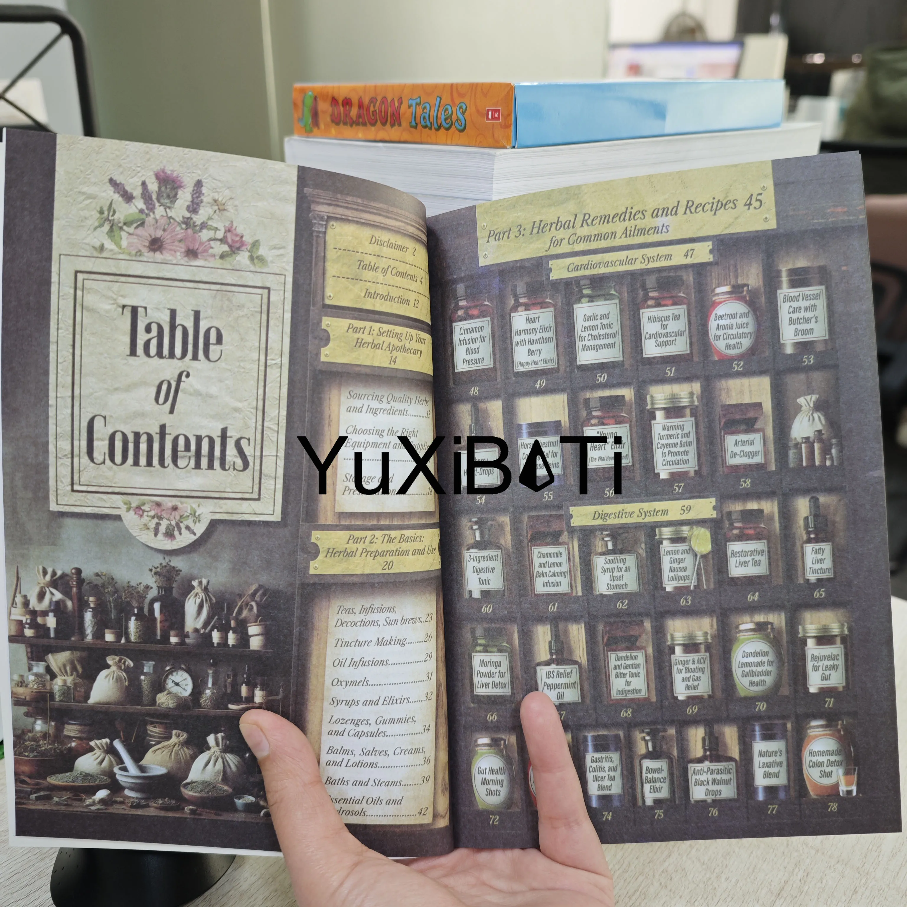 كتاب العلاجات العشبية للطبيب المنزلي 250 علاج قوي في أطراف أصابعك المنسية صيدلي منزلي للعافية اليومية