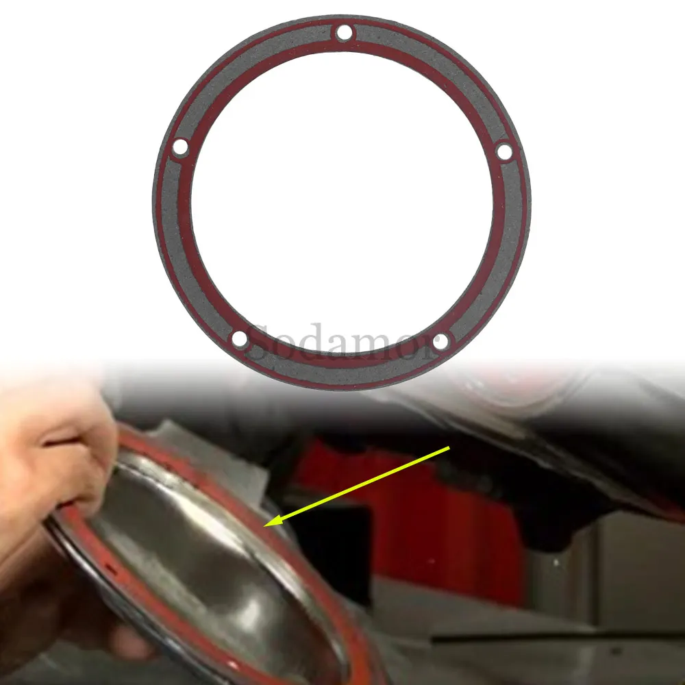 

Легкая и прочная прокладка крышки картера (Dermby Cover Gasket) для Harley Evolution 1340 Twin Cam 2007-2013, 5 отверстий, для основной крышки картера.