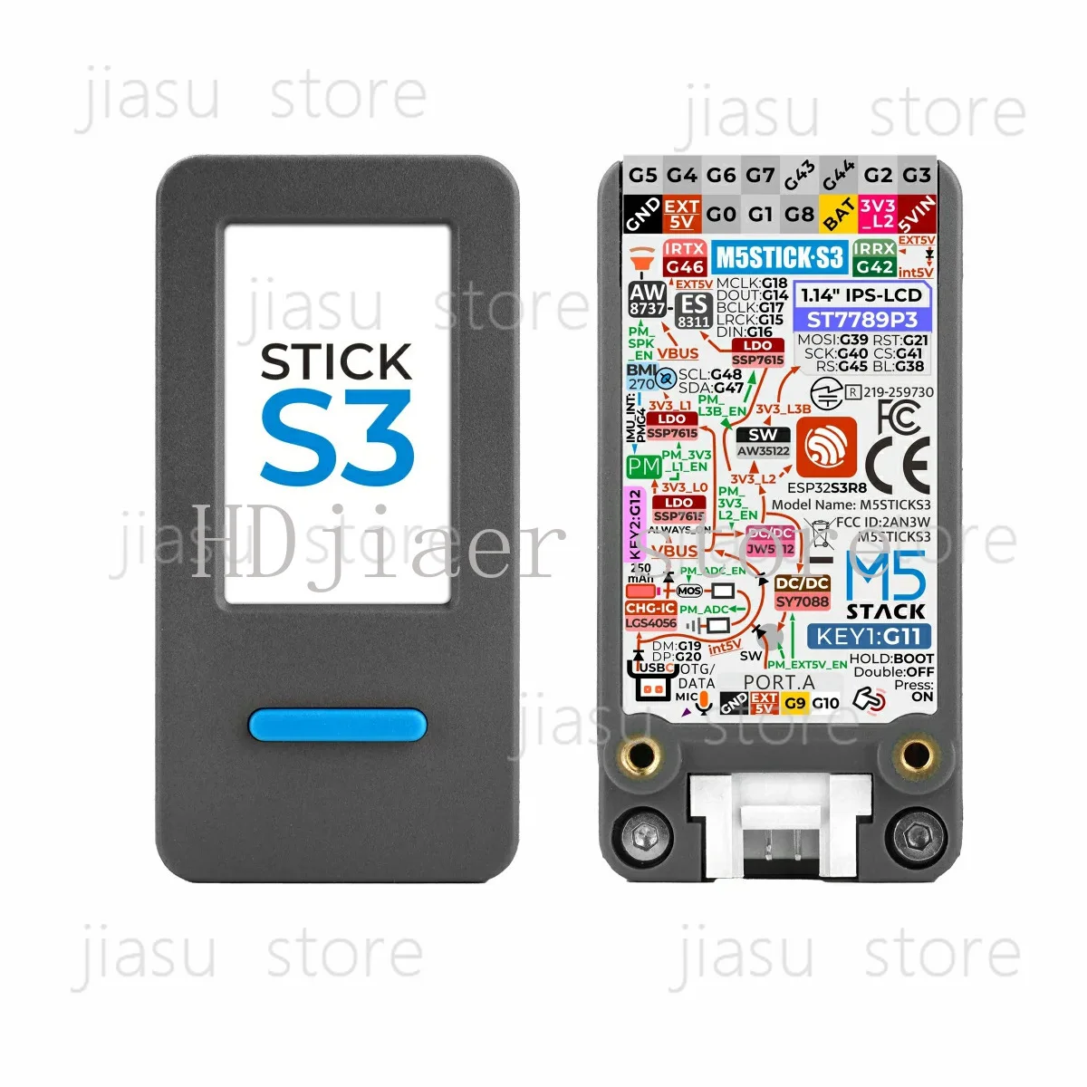 M5Stack M5Sticks3 StickS3 ESP32S3 ミニIoT開発キット