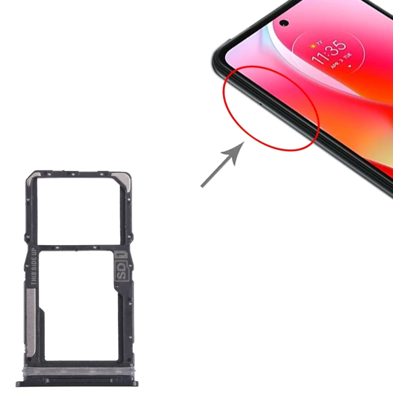 SIM Card Tray + Micro SD Card Tray For Motorola Moto G Power 2022
