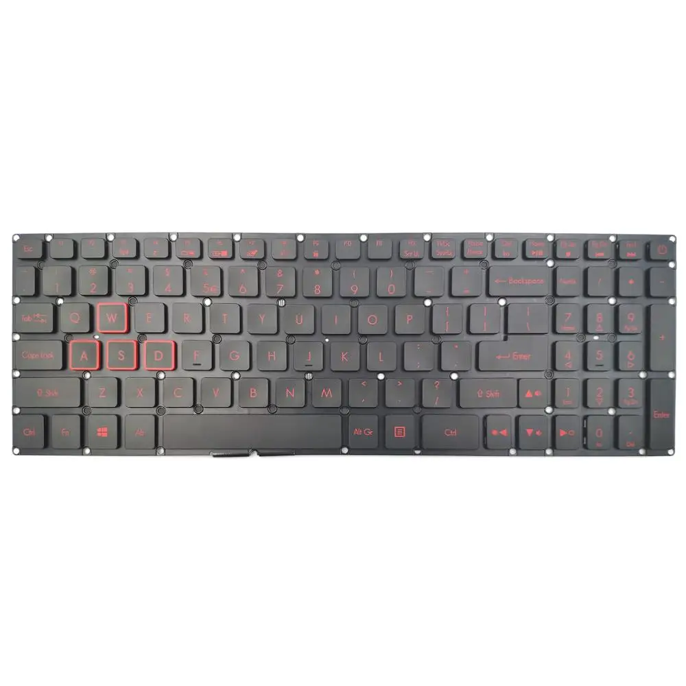 New For Acer Nitro 5 AN515-51 AN515-51-5594 AN515-51-56U0 Series Laptop Keyboard US Black With Backlit Without Frame