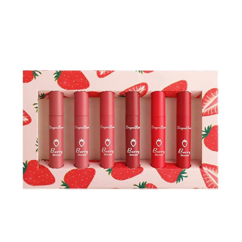 11UF 6 kleuren matte vloeibare lippenstift langdurige waterdichte lippen glans gladde collectie voor kantoor casual zomerfeest