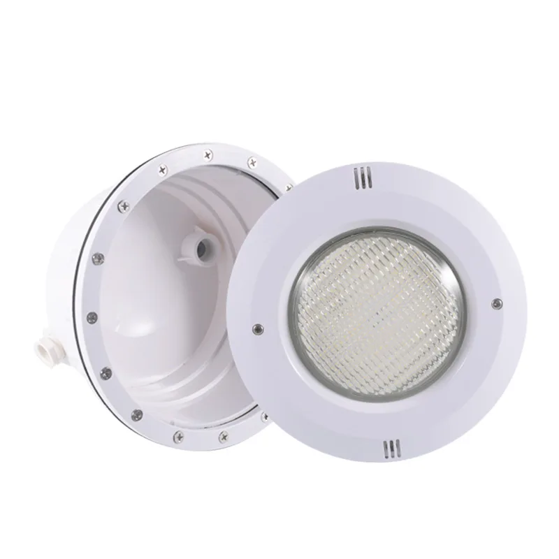 25W IP68 Pre-Embedded LED Pool Lights Waterproof Underwater Spotlights With Remote Controller For Swimming Pools