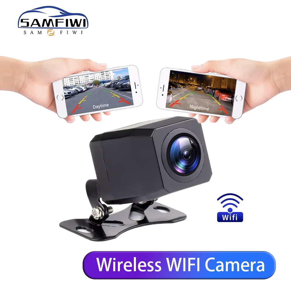 Wireless Car Rear View Camera WIFI Reversing Camera Dash Cam HD Night Vision Mini Body Tachograph for iPhone & Android