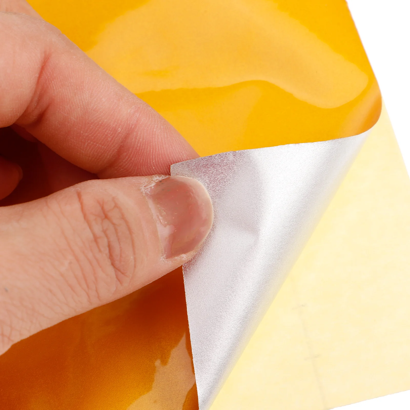 Светоотражающая лента 20 см x 1 м, черно-желтая полосатая защитная пленка для подъездной дороги, маркерный столб, предупреждающий столб, высокая видимость