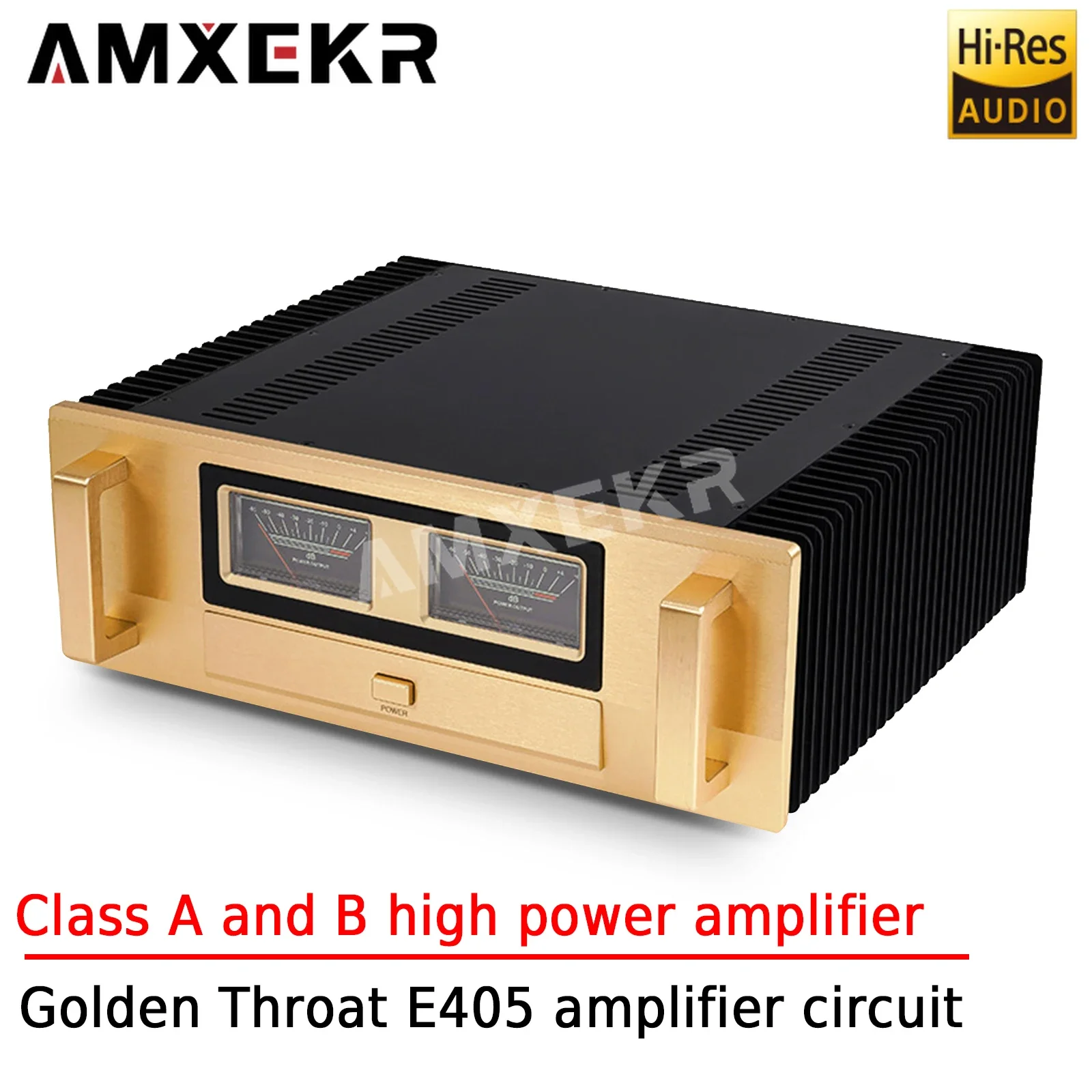 

AMXEKR Class A B High Power Amplifier Golden Throat E405 Amplifier Circuit Household Fever Grade Hifi Pure Post 300W