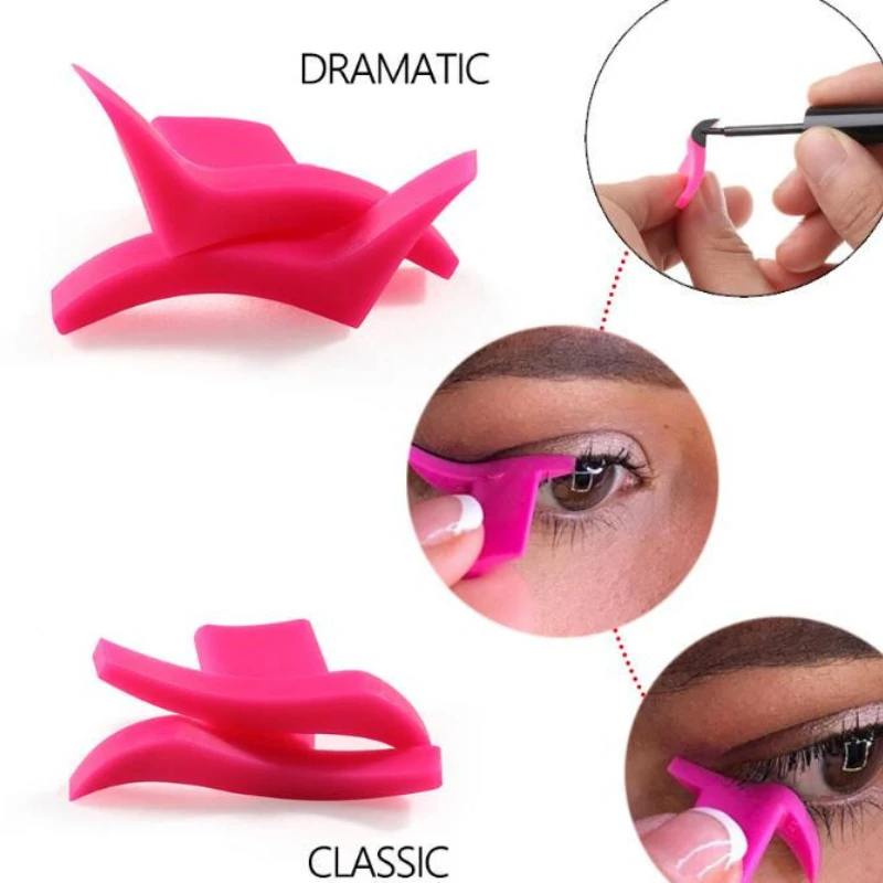 Gevleugelde Kat Eyeliner Sjabloon Schoonheid Make-Up Tool Voor Vrouwen Eyeliner Sjabloon Oogmake-Up Stencils Mal Professionele Make-Up Klassieker