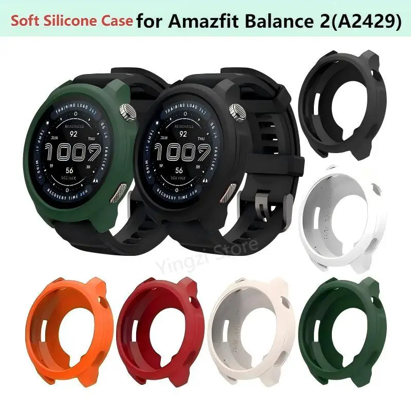 �y�Z�[�����z�\�t�g�V���R������P�[�X Amazfit Balance 2 �X�}�[�g�E�H�b�`�X�g���b�v�p�ی�o���p�[ Amazfit Balance2 (A2429) �A�N�Z�T���[�p