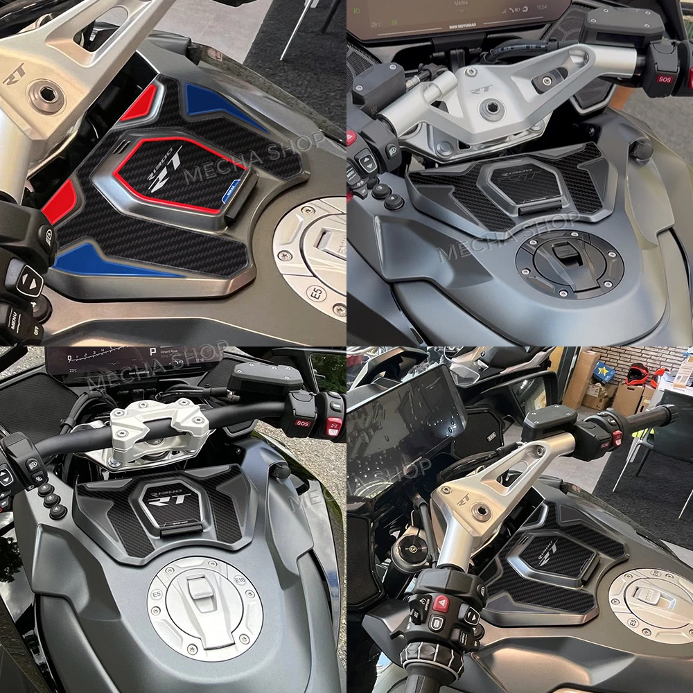 ل R1300Rt 2025 جبال الألب الأبيض دراجة نارية الملحقات R 1300 RT خزان الوسادة حماية ملصق مائي ثلاثية الأبعاد راتنجات الايبوكسي