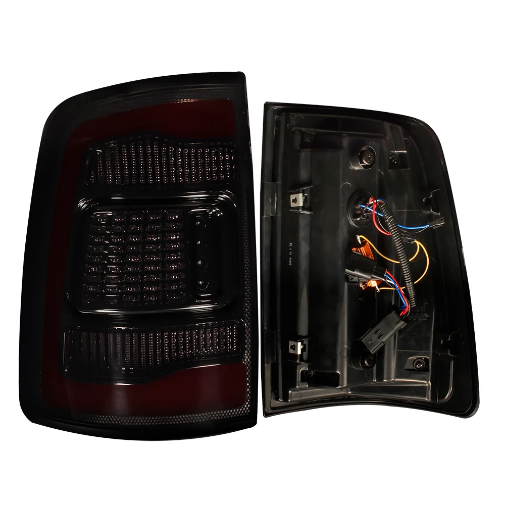 LED Tail Light Assemblies for Dodge RAM 1500 2500 3500 2009-2018 Pair Smoke Lens LED Light Assemblies for Dodge Ram 2009-2018