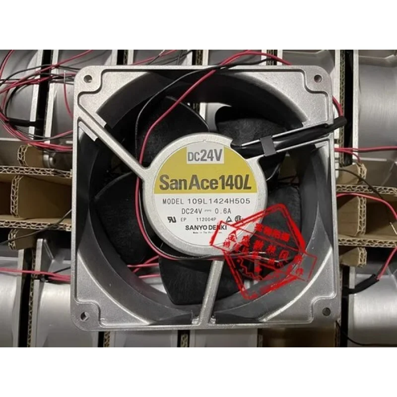 

C 1PCS for SANYO 109L1424H505 DC24V 0.6A 14CM Aluminum Frame Inverter Cooling Fan