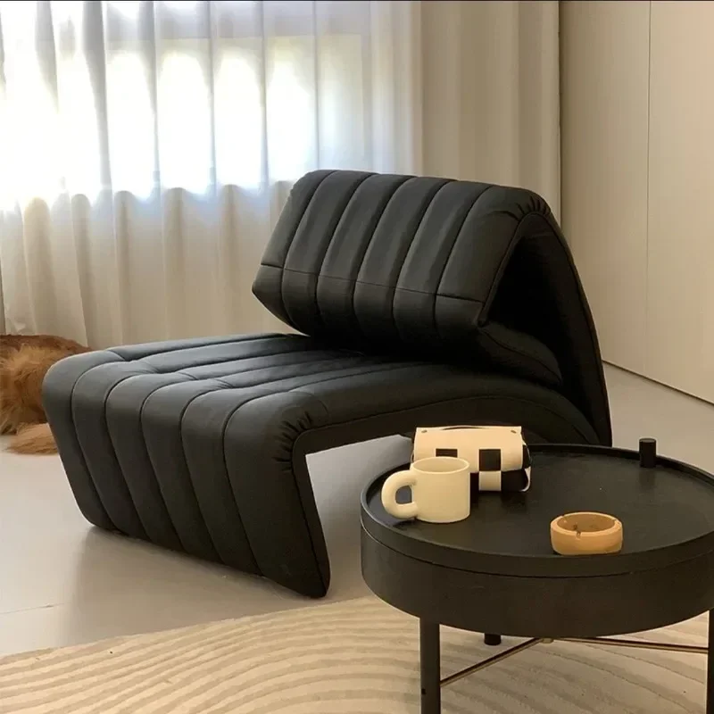 

Итальянское кресло-реклайнер Barcelona с регулируемой спинкой, складное, с изогнутым дизайном, креативный диван нестандартной формы, ленивый диван-кресло