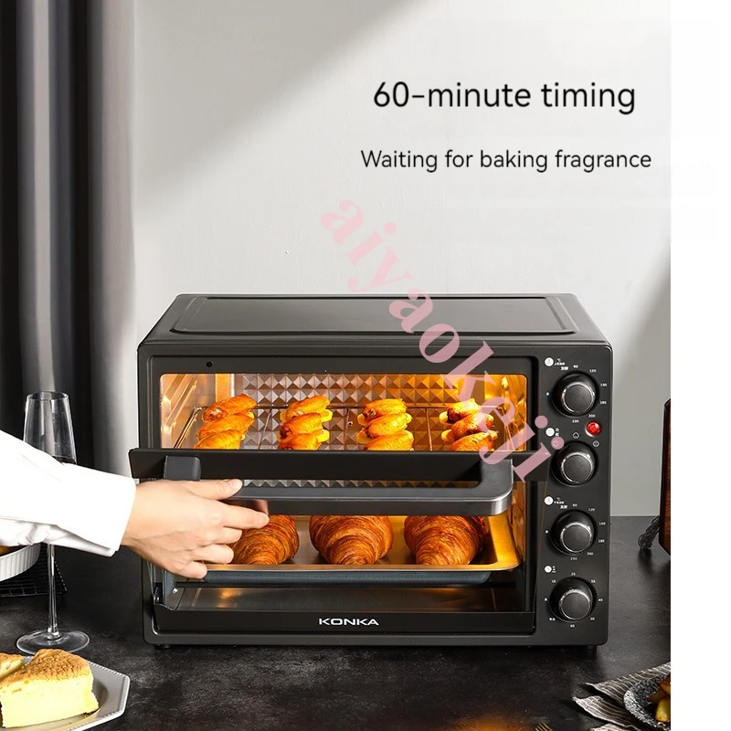 Multifunctional Electric Oven Large Capacity Cake Pizza Oven Household Barbecue Baking Oven Breakfast Machine