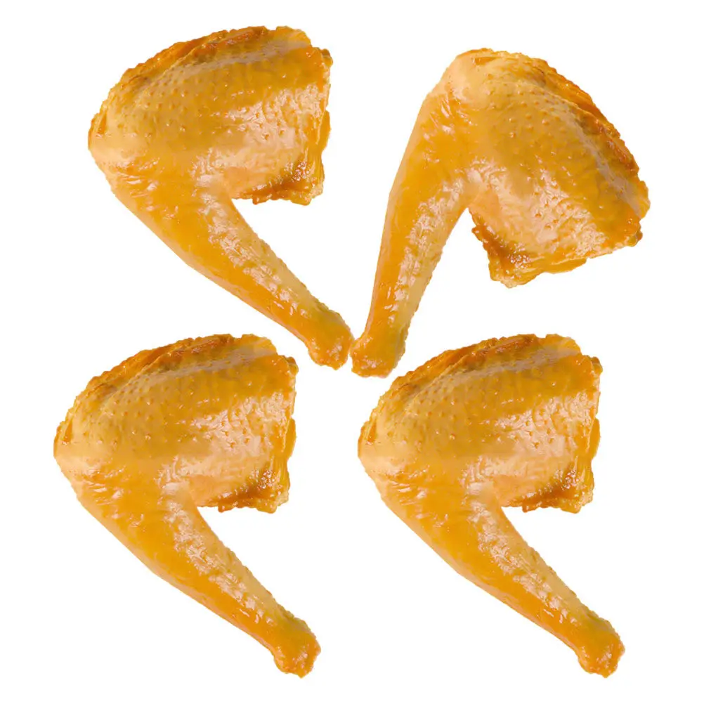 

Набор из 4 реалистичных искусственных ножек утки из ПВХ для декора, реквизит для фотосессий, украшение для ресторанов, пекарен, приколы, забавные кухонные аксессуары