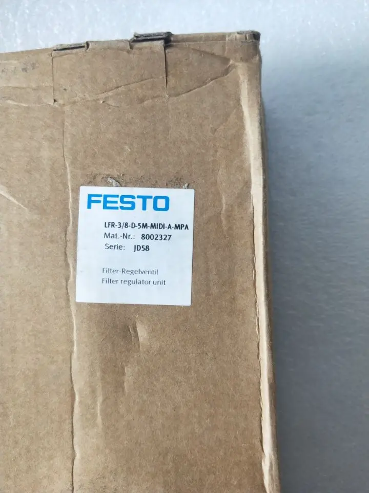 

Festo FESTO Pressure Reducing Valve LFR-3/8-D-5M-MIDI-A-MPA 8002327 In Stock