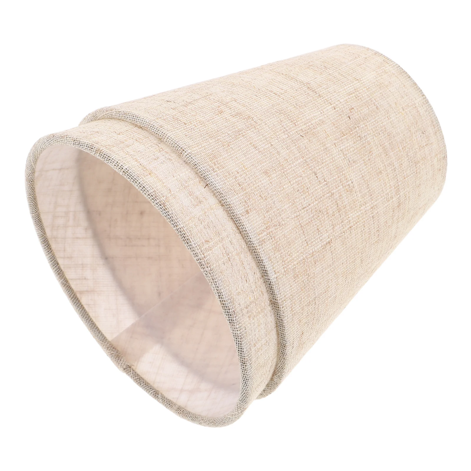 

2 шт. абажуры для ламп из льняной ткани 5,5 дюйма, замена для настольных, напольных, потолочных и настенных светильников, мягкий свет, декор для дома, абажур из мешковины