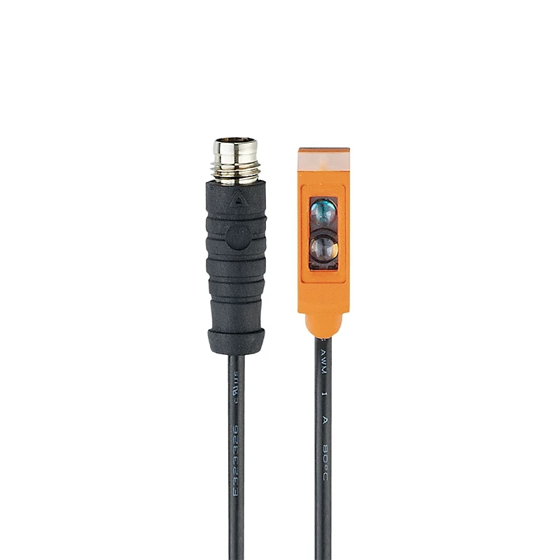 O8H208 Mini Diffuse Photoelectric Sensor IO-Link M8 3Pin IP67 Red Light Small Space Parts Counting Object Detection Switch