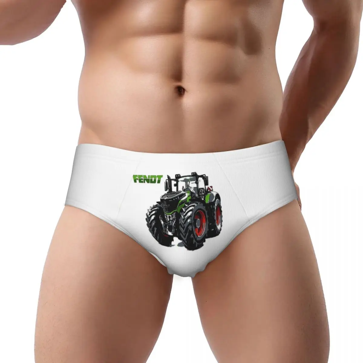 

Fendt Tractor Men's Triangle Panties Soft Boxer Underpants Short Underwear for Homme Man Boyfriend Gifts