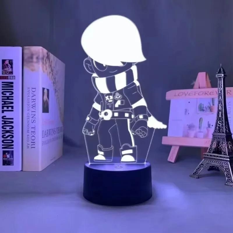 New Arrival  Stars Poco Spike E Primo Action Figures Esports Themed Bedroom Night Light Decor Collectible Kid Birthday Gift