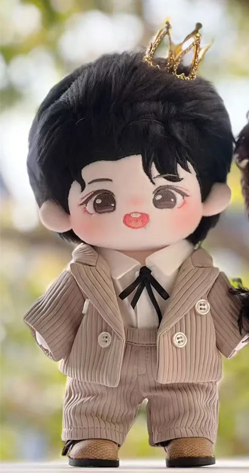 In Stock Idol Star Wang Yibo Xiao Zhan Doll Clothes Fashion Cute Clothing Costume Suit Stuffed Plushie Doll Shirt Pants  Anime view 4