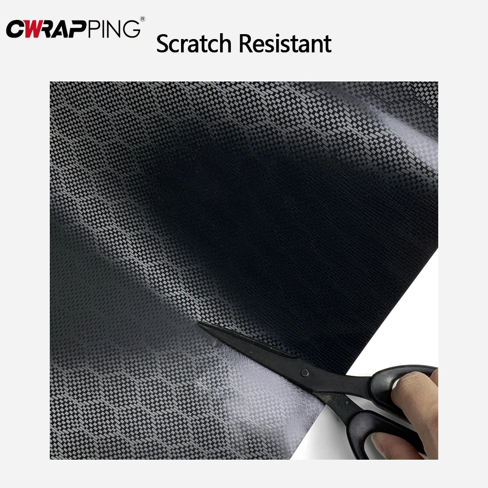 Car Forged Diamond Carbon Fiber Sticker Waterproof Air Release DIY Stickers Car on The Hood Adhesive Vinyl for Auto Stickers