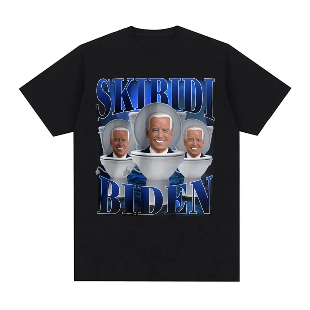 Skibidi Toilet Sigma Ohio Gyatt Funny Meme T Shirt Men's Women Fashion Hip Hop Graphic Tee Shirt Casual Cotton Oversized T-shirt image 3