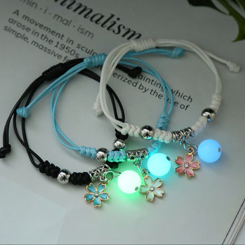 Glow-in-the-dark Bracelets Girlfriends And Friends Friendship Bracelets Men And Women Students Korean Bracelets