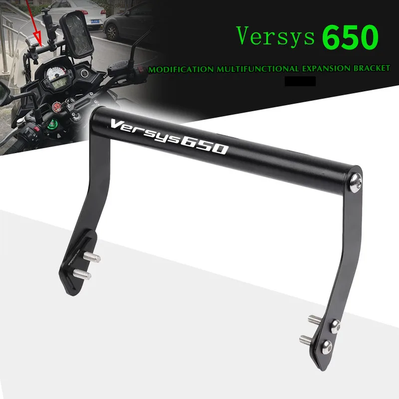 

Fit Versys 650 Motorcycle Navigation Plate Bracket Mobile Phone Holder Stand For Versys 650 Motor Accessories