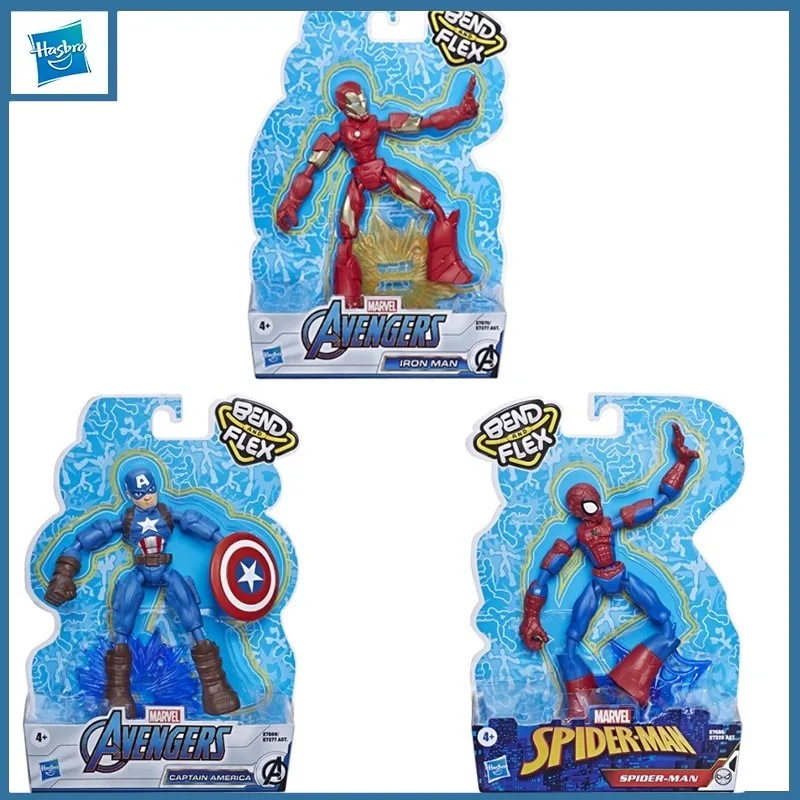 

Hasbro Original Genuine Marvel The Avengers Iron Man Captain America SpiderMan Action Figure Toys for Boys Girls Gift