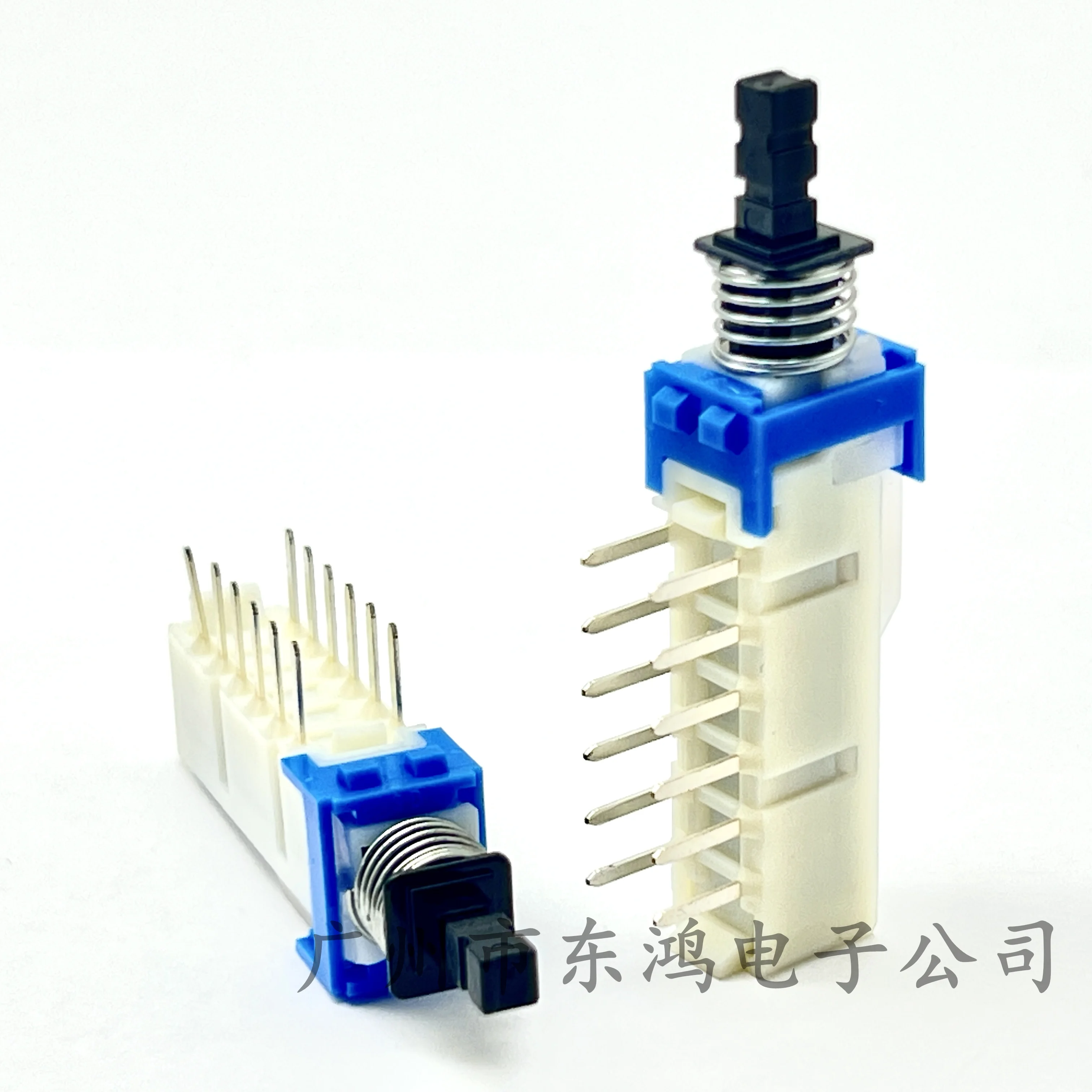 1 szt Japonia ALPS SPUN seria przełącznik kluczykowy dwurzędowy 12 stóp klawisz fortepianowy z przełącznikiem blokady samoblokujący długość 52MM czarny — zdjęcie produktu 5