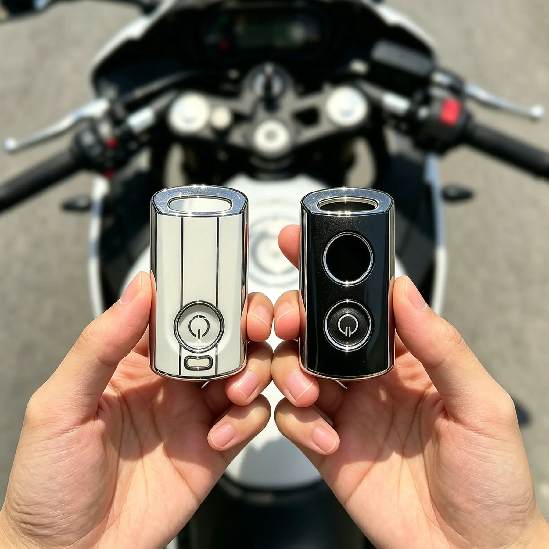 New TPU Key Caps Organizer Wallet Fob For YAMAHA Fluo NMAX V3 Xmax V2 XMAX 300 Grande Y16 ABS Car Keychain Holder Key Case Cover