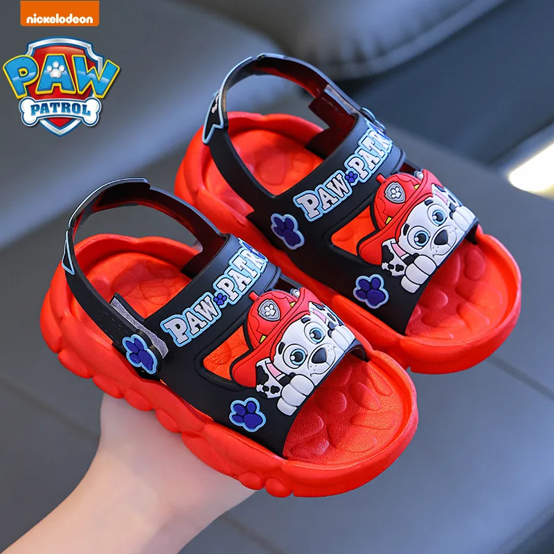 Paw Patrol Chase Summer Kids Sandals Children\'s Shoes Slippers PVC Soft Anti-Skid Cartoon Trend Fashion Boys Girls Beach Shoes