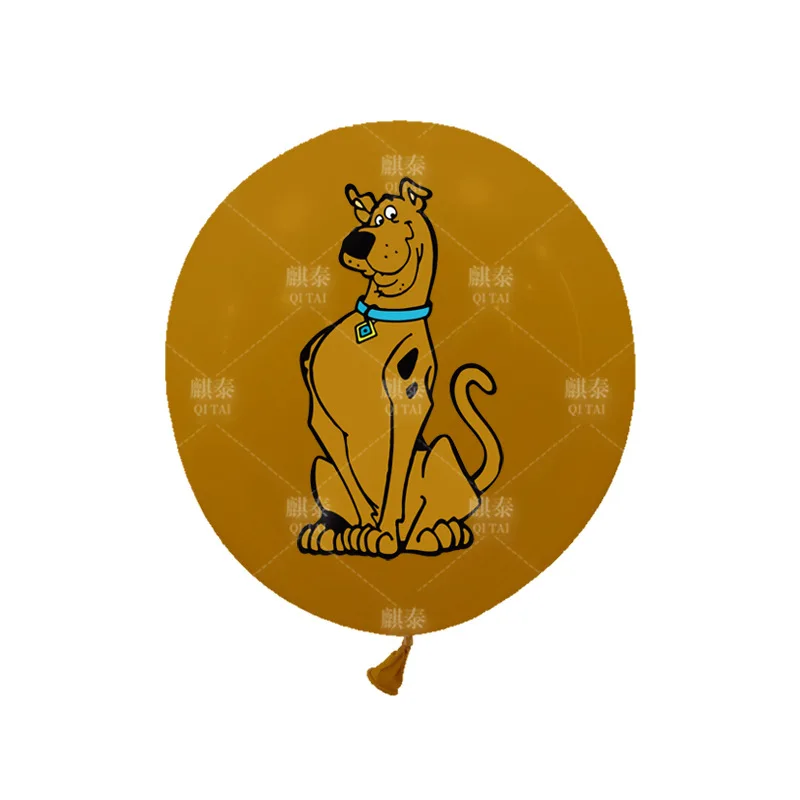 Hot New 20pcs Scoobys Doo Theme Balloon Party Decoration Supplies 12Inch Latex Balloon Birthday Party Decoration Set view 5