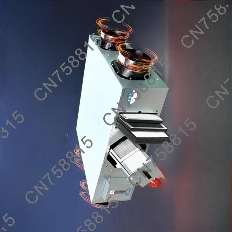 Ventilation purification two-way airflow, fresh air system Full heat exchanger Fresh air blower