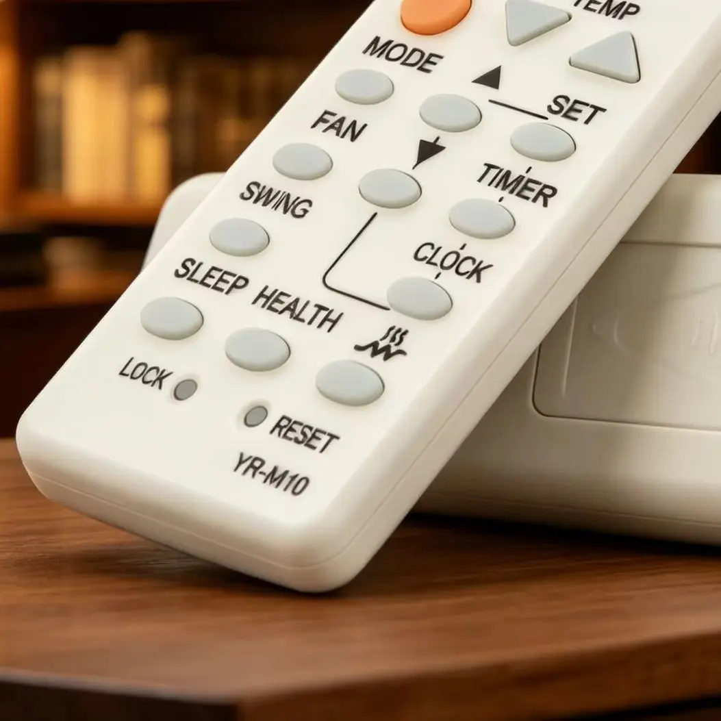 

Universal YM-M10 AC Remote Control, Replacement Remote for Haier Wall Mounted & Cabinet Floor Standing Air Conditioner Easy Use