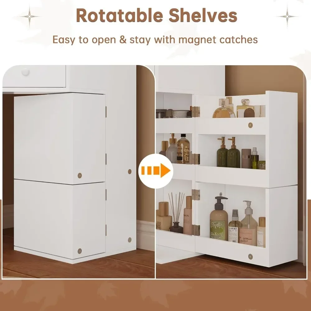 Vanity Desk With Mi… - image