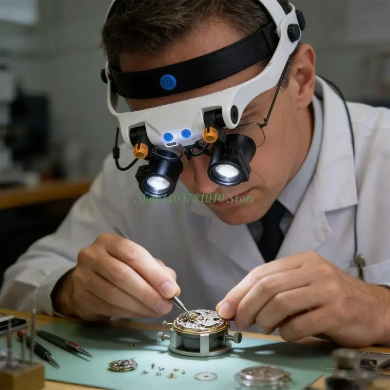 U55D Clear Two Piece Headband Viewer For metalworking And Engraving
