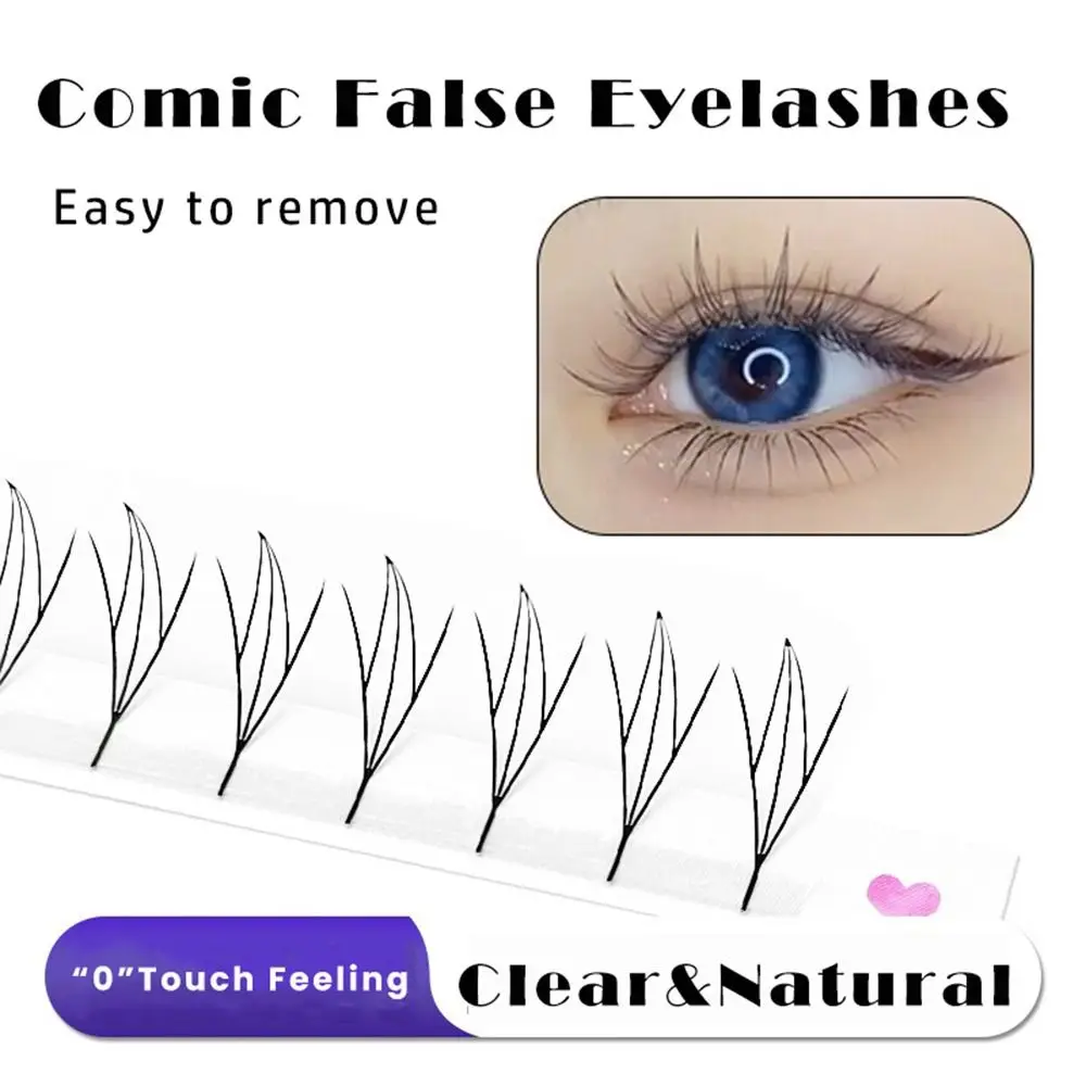 Kit de faux-cils en grappe à 12 rangées, Extensions de cils en vison, boucles simples C/D/CC, bande dessinée, outils de maquillage pour les yeux