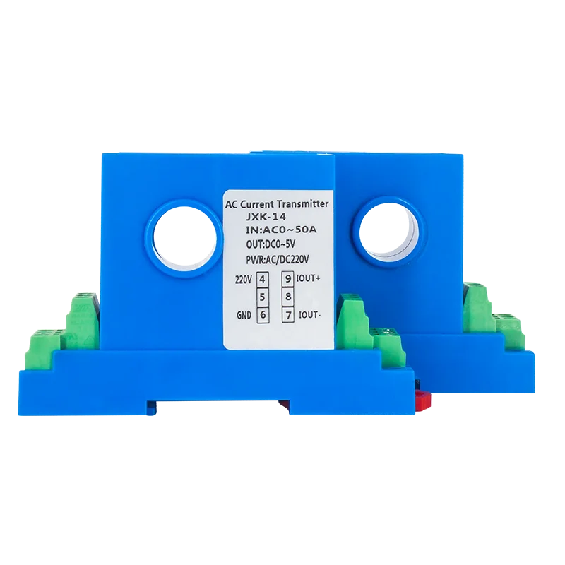 DC AC 0-150A Current Transmitter 4-20mA 0-10V 0-5V RS485 AC DC Analog Signal Current Sensor Transducer Transmitter