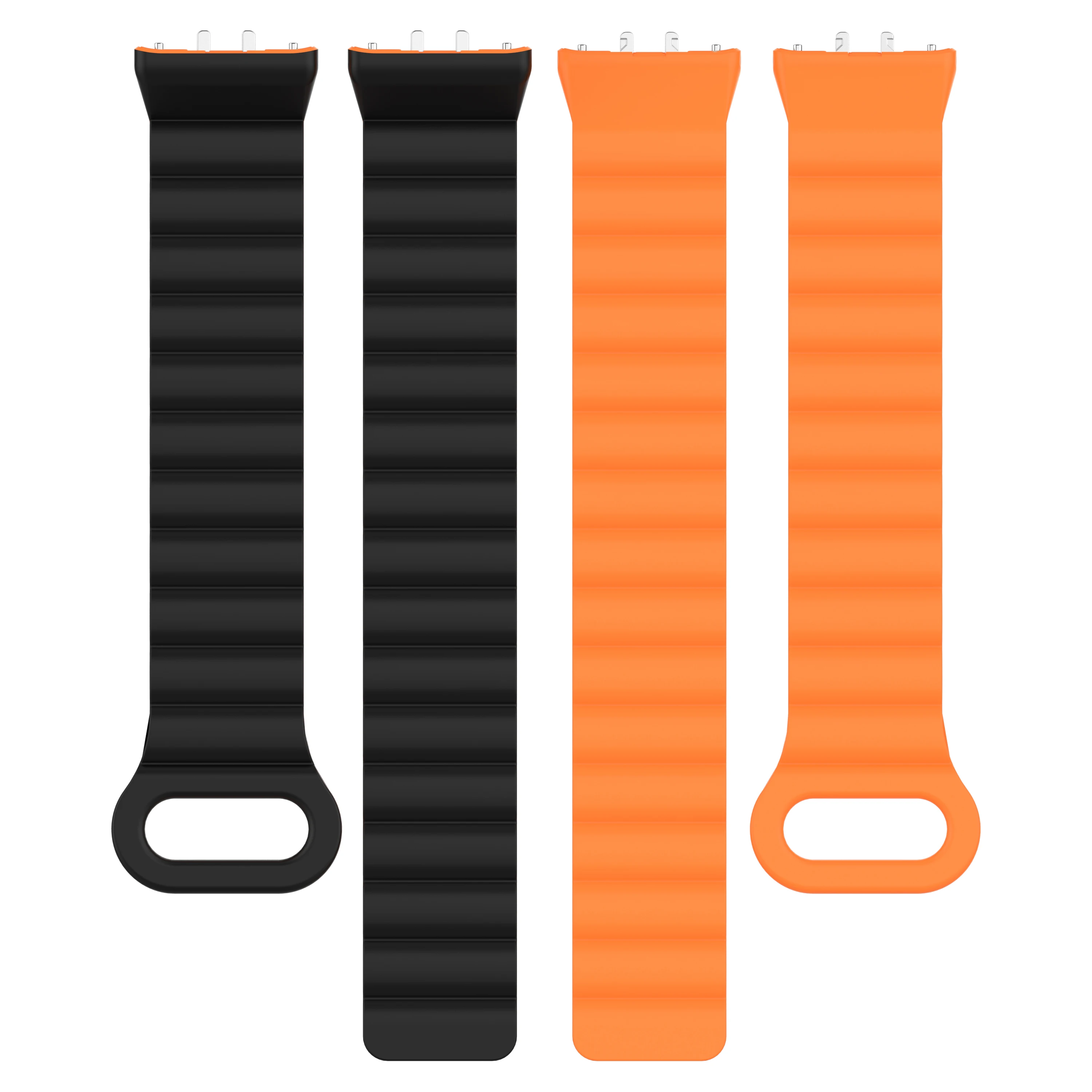 Magnetic Strap for Samsung Galaxy Fit 3 Soft Silicone Reversible Strap for Galaxy Fit 3 Wristband Accessories